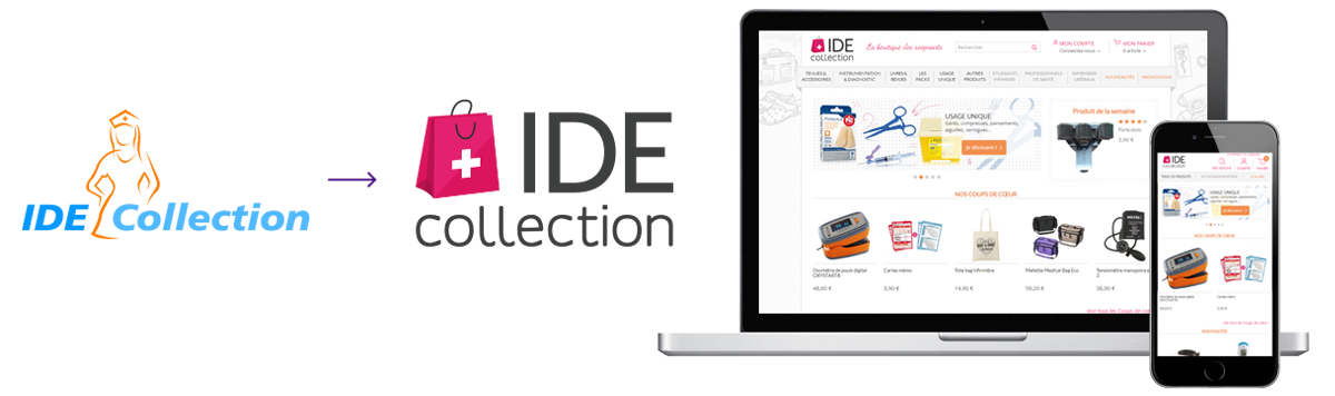 Nouveau logotype et site IDE Collection